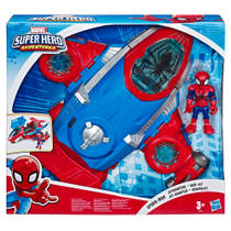 Playskool Marvel Super Hero Adventures Spider-Man Jetquarters productafbeelding 2