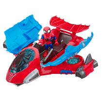 Playskool Marvel Super Hero Adventures Spider-Man Jetquarters productafbeelding 3
