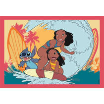 Clementoni Disney Stitch 4-in-1 puzzelset - 12 + 16 + 20 + 24 stukjes productafbeelding 3