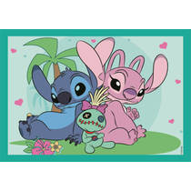 Clementoni Disney Stitch 4-in-1 puzzelset - 12 + 16 + 20 + 24 stukjes productafbeelding 5