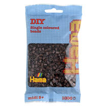 Hama strijkkralen set 1000-delig - bruin