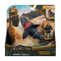 How to Train Your Dragon Gronckle & Fishlegs speelfigurenset productafbeelding 2