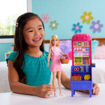 Barbie & Teresa Recept voor vriendschap Malibu op de markt pop en speelset productafbeelding 2