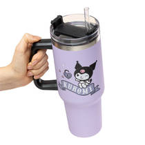 Kuromi reisbeker met rietje - 1,2 liter productafbeelding 4
