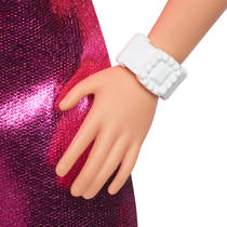 Barbie Fashionista pop in jurk met hart productafbeelding 4