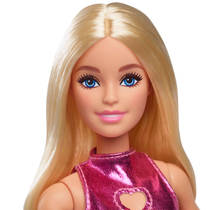 Barbie Fashionista pop in jurk met hart productafbeelding 6