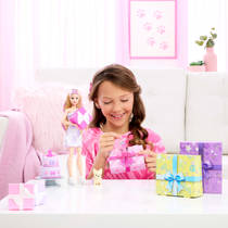 Barbie Party Unboxed huisdier verjaardag - paars productafbeelding 2