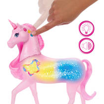 Barbie eenhoorn met fonkelende lichtjes productafbeelding 4