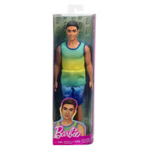 Ken fashionista pop met strandoutfit productafbeelding 3