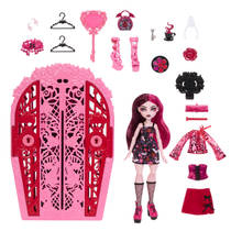 Monster High Skulltimate Secrets Draculaura pop + kledingkast productafbeelding 2