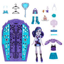 Monster High Skulltimate Secrets Twyla pop + kledingkast productafbeelding 2