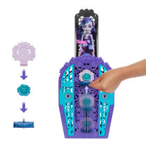 Monster High Skulltimate Secrets Twyla pop + kledingkast productafbeelding 6