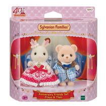 Sylvanian Families verjaardag vriendenset Freya & Theo 5843 productafbeelding 2