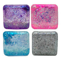 Squishy Tastic glitterdobbelsteen