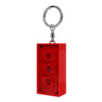 LEGO sleutelhanger met licht - red brick productafbeelding 6