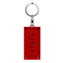 LEGO sleutelhanger met licht - red brick productafbeelding 5