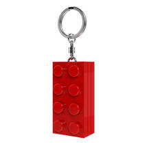 LEGO sleutelhanger met licht - red brick productafbeelding 3