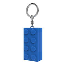 LEGO sleutelhanger met licht - blue brick productafbeelding 5