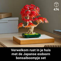 LEGO Botanicals Japanse esdoorn bonsaiboompje 10348 productafbeelding 2