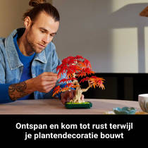 LEGO Botanicals Japanse esdoorn bonsaiboompje 10348 productafbeelding 3