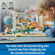 LEGO City ambulancevliegtuig 60465 productafbeelding 2