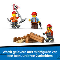 LEGO City gele bulldozer 60466 productafbeelding 6