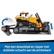 LEGO City gele bulldozer 60466 productafbeelding 4