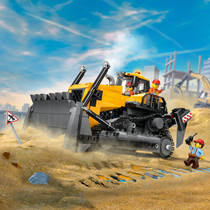 LEGO City gele bulldozer 60466 productafbeelding 7