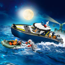 LEGO City achtervolging met politieboot 60456 productafbeelding 7