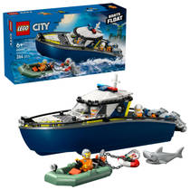 LEGO City achtervolging met politieboot 60456