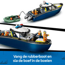 LEGO City achtervolging met politieboot 60456 productafbeelding 4
