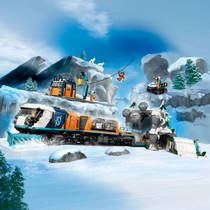LEGO City onderzoekstrein op de Noordpool 60470 productafbeelding 6