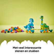 LEGO DUPLO 3-in-1 dinosaurussen op wielen 10451 productafbeelding 4