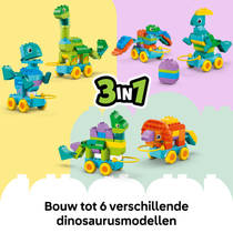LEGO DUPLO 3-in-1 dinosaurussen op wielen 10451 productafbeelding 3