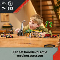 LEGO Jurassic World Raptor en Titanosaurus opsporingsmissie 76973 productafbeelding 2