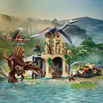 LEGO Jurassic World Spinosaurus en Quetzalcoatlus luchtmissie 76976 productafbeelding 6