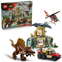 LEGO Jurassic World Spinosaurus en Quetzalcoatlus luchtmissie 76976