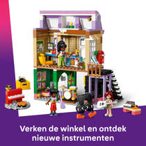 LEGO Friends muziekwinkel en appartement 42653 productafbeelding 4