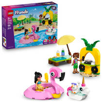 LEGO Friends zwembadfeestje met flamingo en eenhoorn 42658