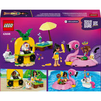 LEGO Friends zwembadfeestje met flamingo en eenhoorn 42658 productafbeelding 9