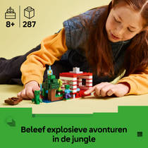 LEGO Minecraft het TNT junglehuis 21275 productafbeelding 2