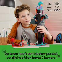 LEGO Minecraft de Enderman toren 21279 productafbeelding 2