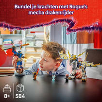 LEGO NINJAGO Rogue's mecha drakenrijder 71843 productafbeelding 6