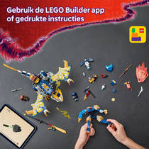 LEGO NINJAGO Rogue's mecha drakenrijder 71843 productafbeelding 4