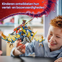 LEGO NINJAGO Rogue's mecha drakenrijder 71843 productafbeelding 2