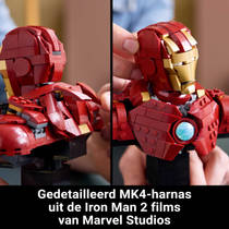 LEGO Marvel Iron Man MK4 buste 76327 productafbeelding 6