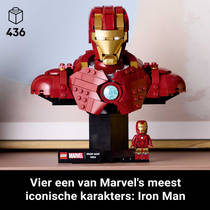 LEGO Marvel Iron Man MK4 buste 76327 productafbeelding 2