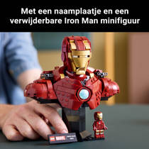 LEGO Marvel Iron Man MK4 buste 76327 productafbeelding 5