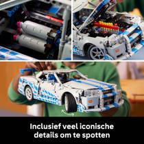 LEGO Technic 2 Fast 2 Furious Nissan Skyline GT-R (R34) auto 42210 productafbeelding 4
