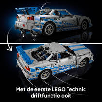 LEGO Technic 2 Fast 2 Furious Nissan Skyline GT-R (R34) auto 42210 productafbeelding 3